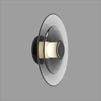 Applique murale LED ambre en verre - Style minimaliste | Marco Lucetti