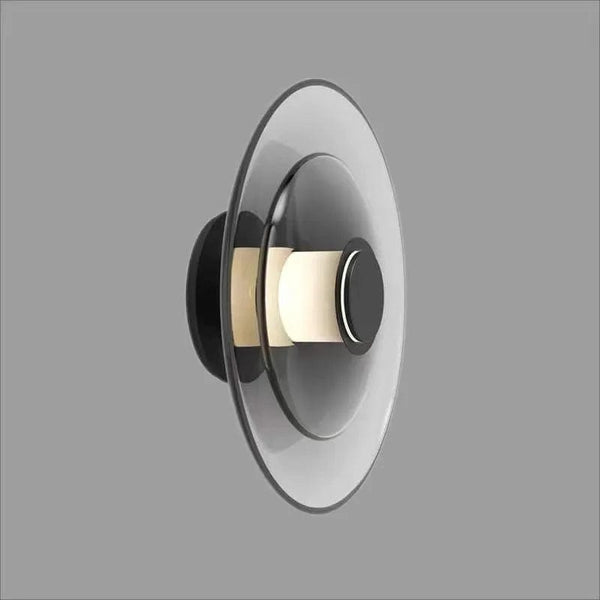 Applique murale LED ambre en verre - Style minimaliste | Marco Lucetti