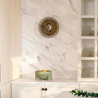 Applique murale LED Ambre Noir Doré. | Marco Lucetti