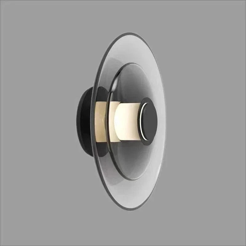 Applique murale LED Ambre Noir Doré. | Marco Lucetti