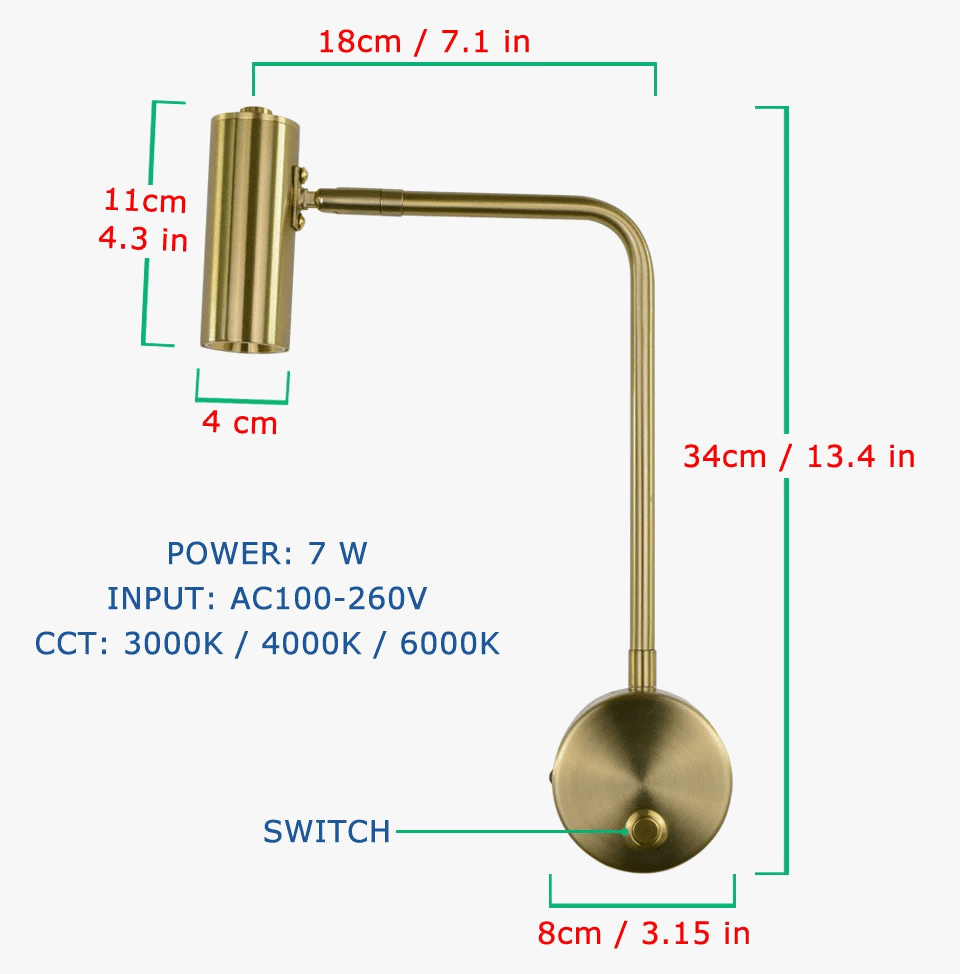Applique Murale LED Angulaire Réglable - Style Moderne et Minimaliste | Marco Lucetti