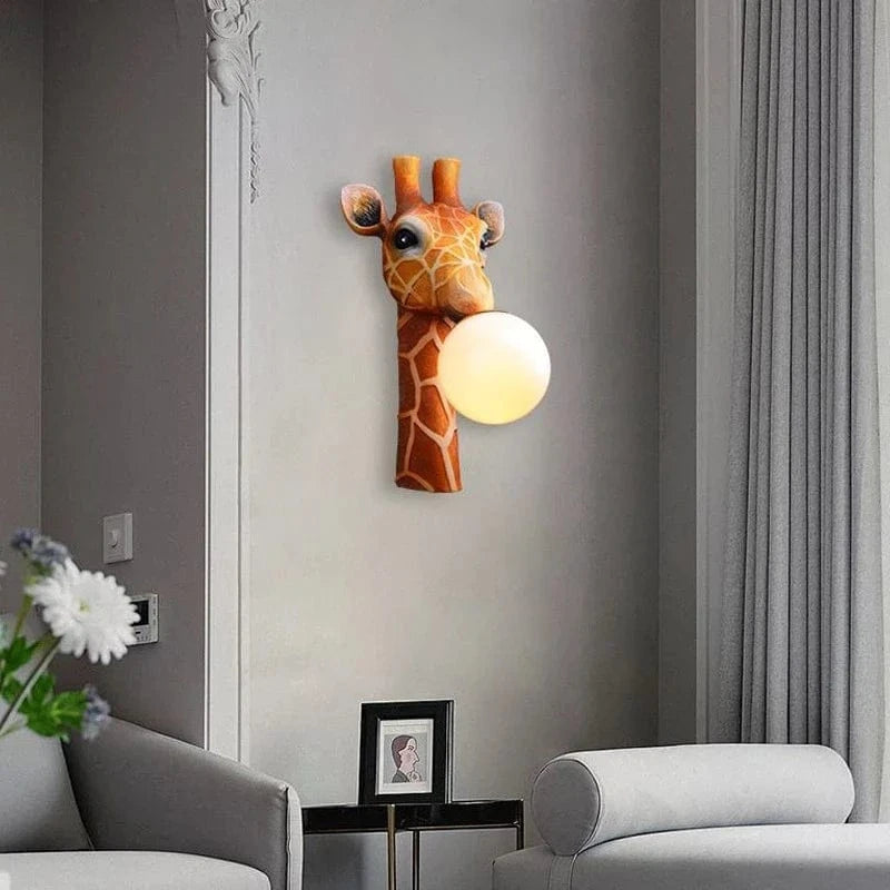 Applique murale LED animée: design moderne | Marco Lucetti Applique girafe