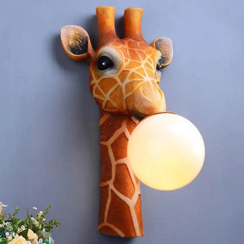 Applique murale LED animée: design moderne | Marco Lucetti Applique girafe