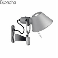 Applique murale LED argentée ajustable Hat Luxe | Marco Lucetti