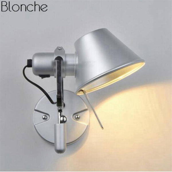 Applique murale LED argentée ajustable Hat Luxe | Marco Lucetti