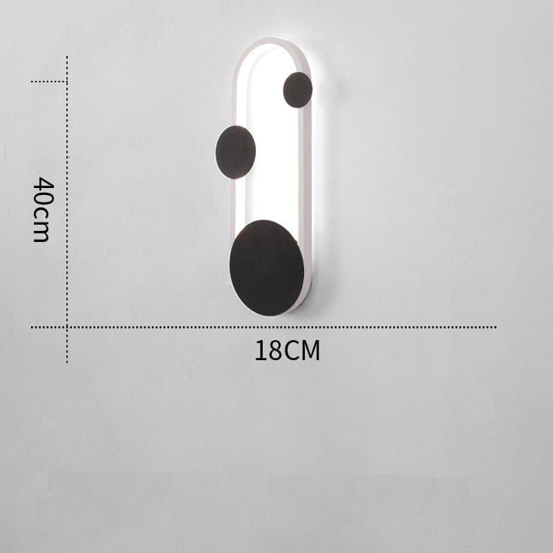 Applique murale LED arrondie de style moderne | Marco Lucetti Ovale - Blanche / Chaude