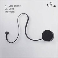 Applique murale LED Art Déco chic | Marco Lucetti (A) 70x40cm / Noir