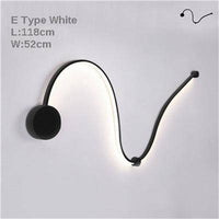 Applique murale LED Art Déco chic | Marco Lucetti (E) 118x52cm / Noir