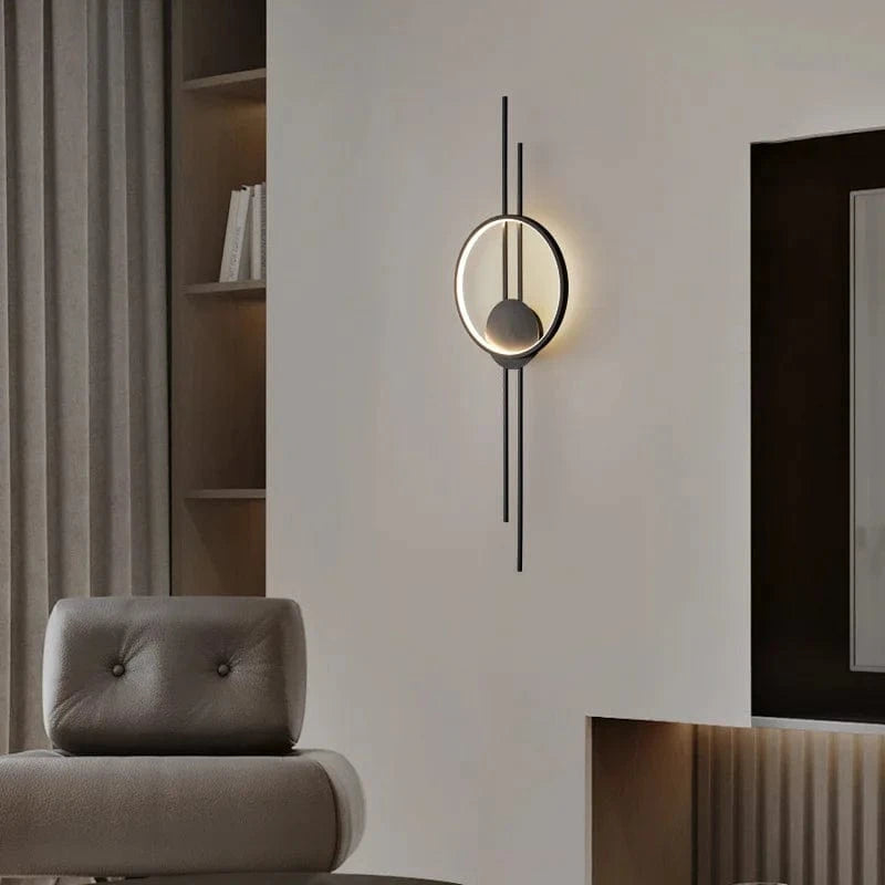 Applique Murale LED Art Déco Minimaliste à Trois Gradations | Marco Lucetti