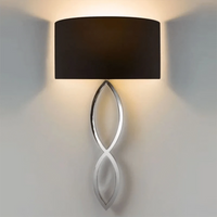 Applique murale LED Art en tissu innovant | Marco Lucetti Poteau d&#39;éclairage chromé 1