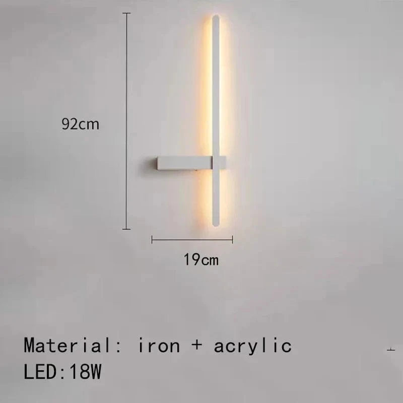 Applique murale LED "Artistic Design"  | Marco Lucetti B-92cm-Blanc / 3000K