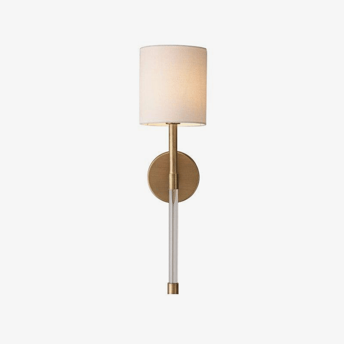 Applique murale LED "Beige et Métal" | Marco Lucetti