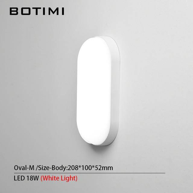 Applique murale LED Blanche – Style Moderne | Marco Lucetti Socle ovale / M