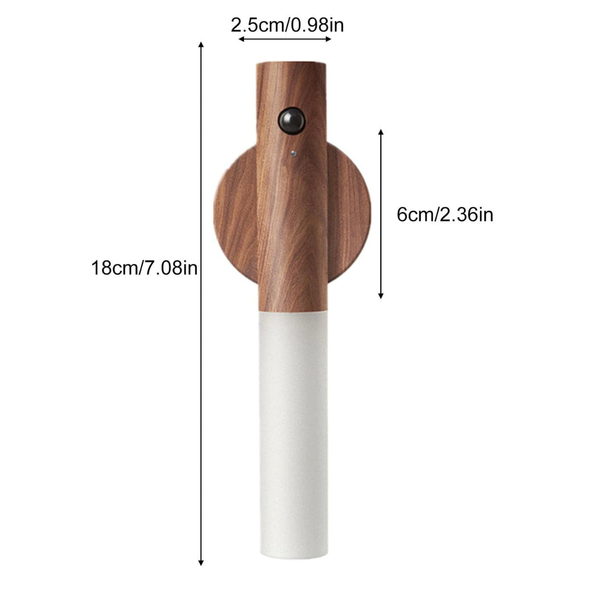 Applique murale LED bois : design moderne minimaliste | Marco Lucetti