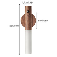 Applique murale LED bois : design moderne minimaliste | Marco Lucetti