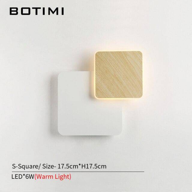 Applique murale LED bois et métal modernes | Marco Lucetti