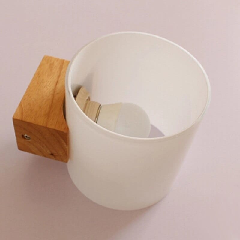 Applique murale LED bois et verre Room Glow | Marco Lucetti