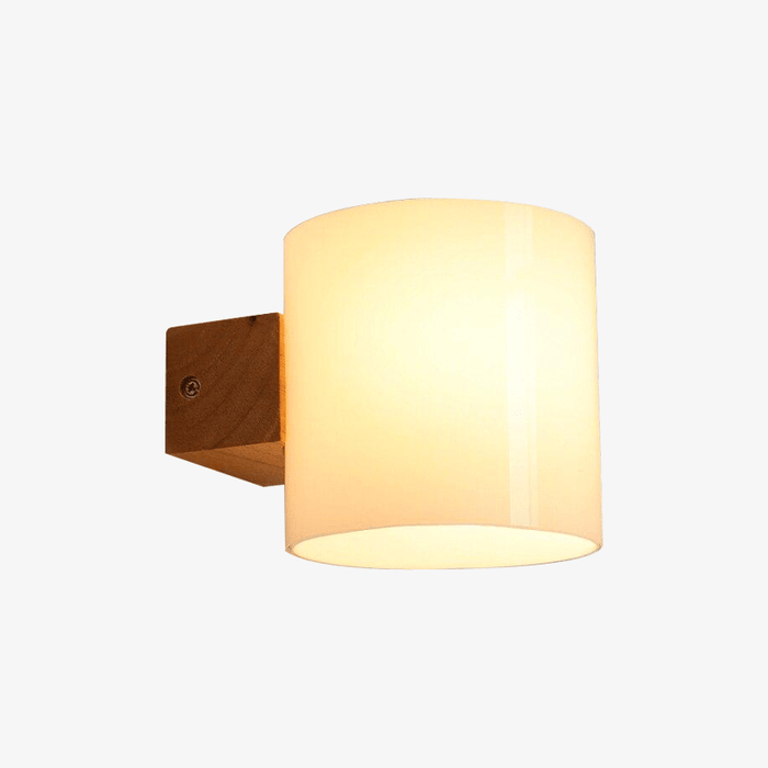 Applique murale LED bois et verre Room Glow | Marco Lucetti