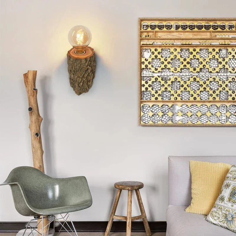 Applique murale LED bois massif - Conception nordique haut de gamme pour hôtellerie et restauration | Marco Lucetti