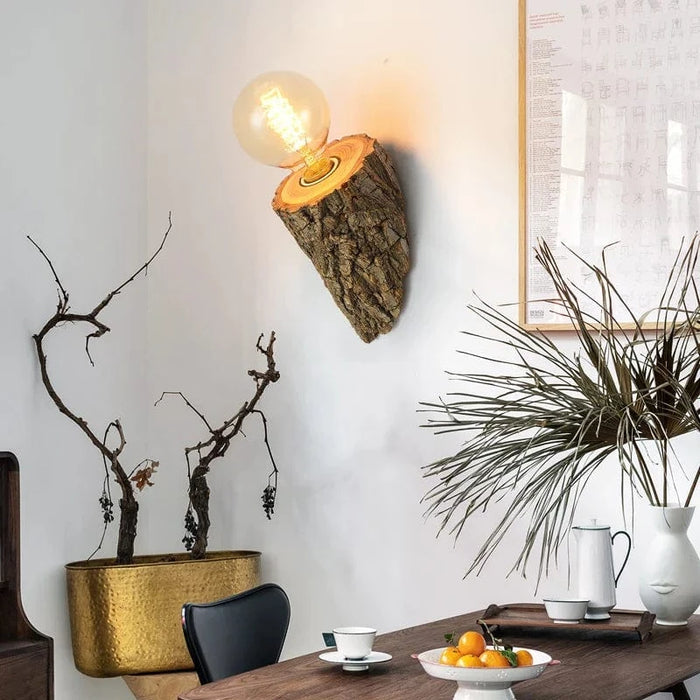 Applique murale LED bois massif - Conception nordique haut de gamme pour hôtellerie et restauration | Marco Lucetti