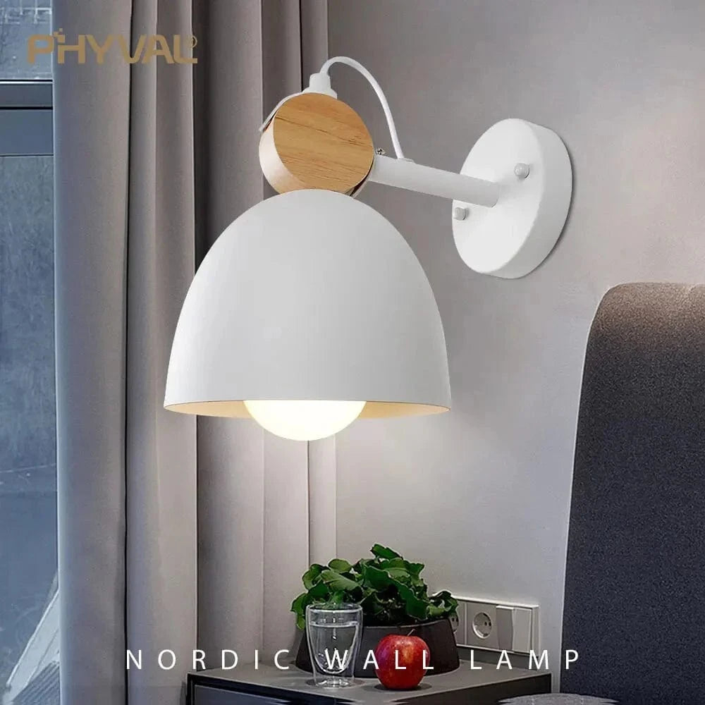 Applique murale LED bois massif ronde | Marco Lucetti