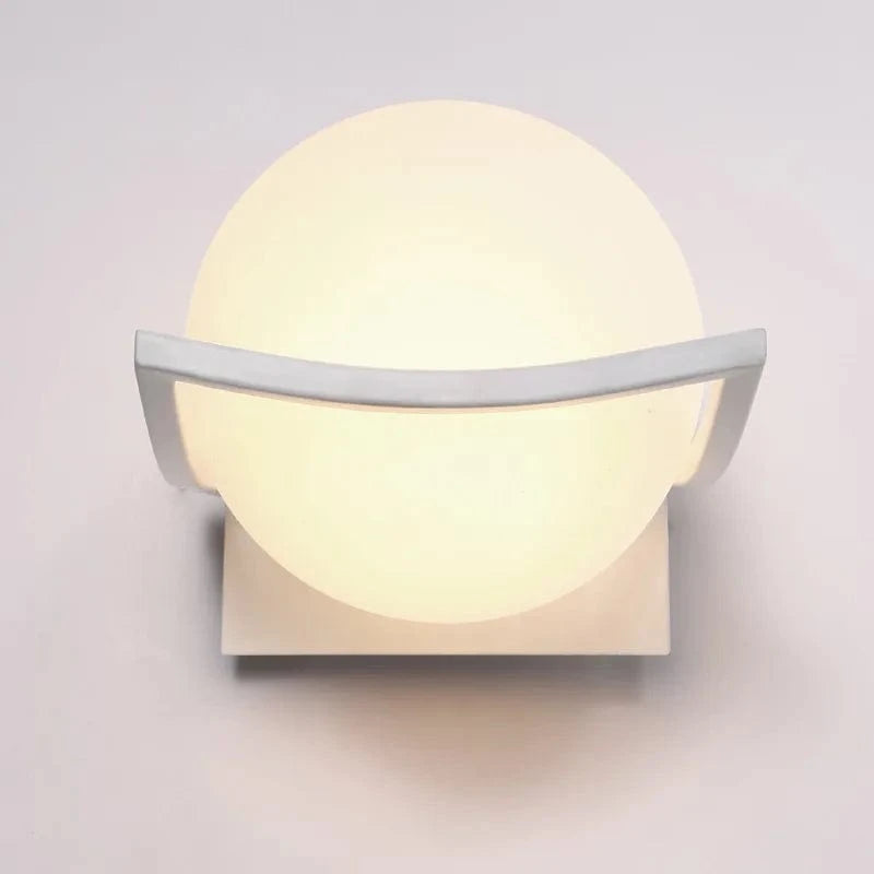 Applique Murale LED Boule de Verre Nordique Moderne Wandlamp Salon Chevet Chambre Salle De Bain Lumière Chaude | Marco Lucetti