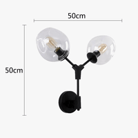 Applique murale LED Bubble en fer forgé. | Marco Lucetti