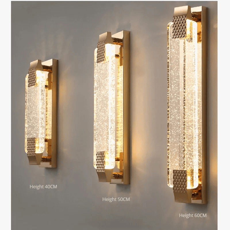 Applique Murale LED Bulle Cristal Luxe Moderne | Marco Lucetti
