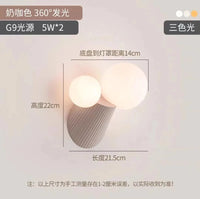 Applique murale LED Cactus en résine et verre pour étude | Marco Lucetti Café