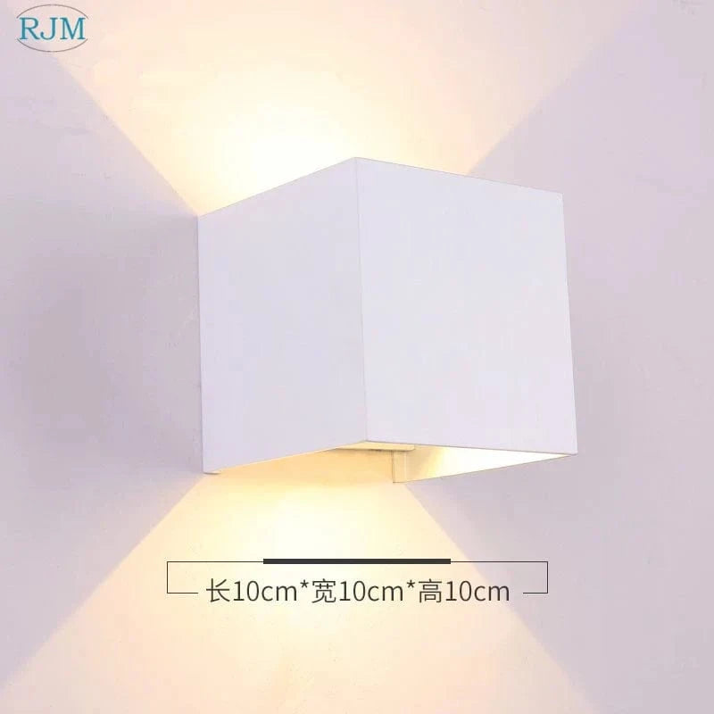 Applique Murale LED Carrée en Aluminium - Design Minimaliste et Créatif | Marco Lucetti BLANC