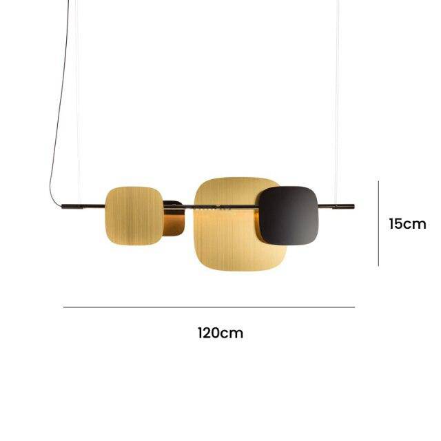 Applique murale LED carrés arrondis en métal - Modèle Loft | Marco Lucetti