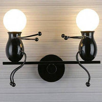 Applique murale LED Cartoon colorée | Marco Lucetti Noir / Froide