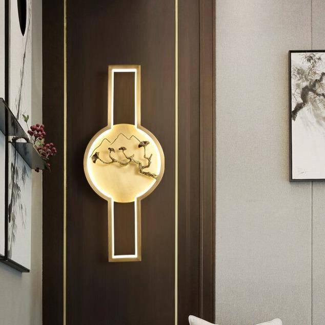 Applique murale LED: Cercle Design Japonais | Marco Lucetti