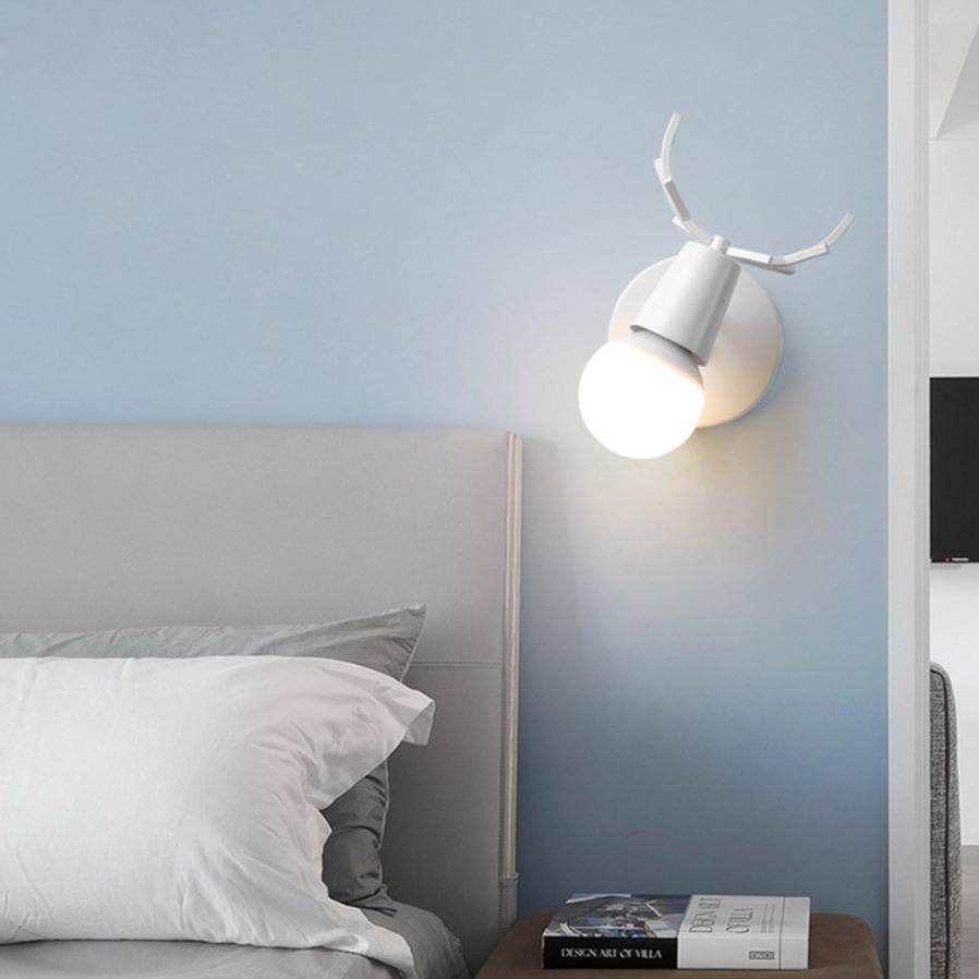 Applique murale LED Cerf Bois Novelty | Marco Lucetti