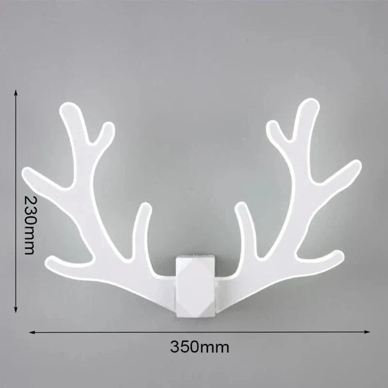 Applique murale LED Cerf Cartoon | Marco Lucetti Blanc / Blanc chaud (2700-3500K)