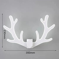 Applique murale LED Cerf Cartoon | Marco Lucetti Blanc / Blanc chaud (2700-3500K)
