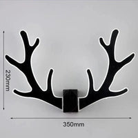 Applique murale LED Cerf Cartoon | Marco Lucetti Noir / Blanc chaud (2700-3500K)