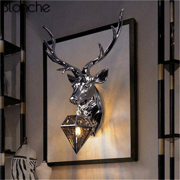 Applique murale LED Cerf Design | Marco Lucetti Argenté
