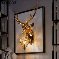 Applique murale LED Cerf Design | Marco Lucetti Doré
