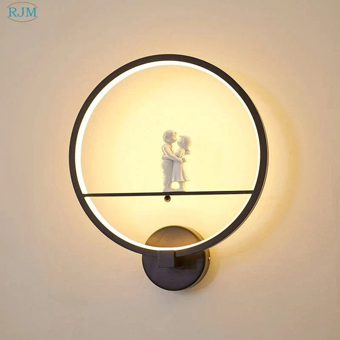 Applique murale LED Chaud-Moderne | Marco Lucetti Noir