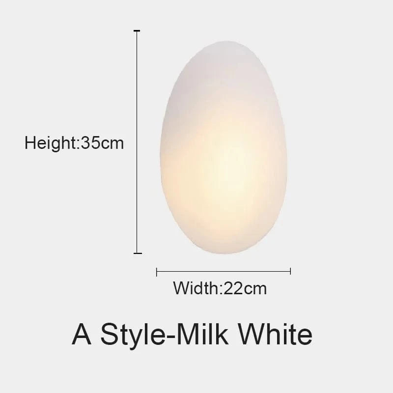 Applique murale LED Chroma Stone | Marco Lucetti A-Lait Blanc