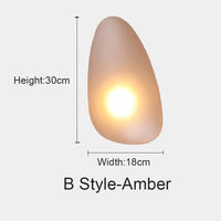 Applique murale LED Chroma Stone | Marco Lucetti B-Ambre