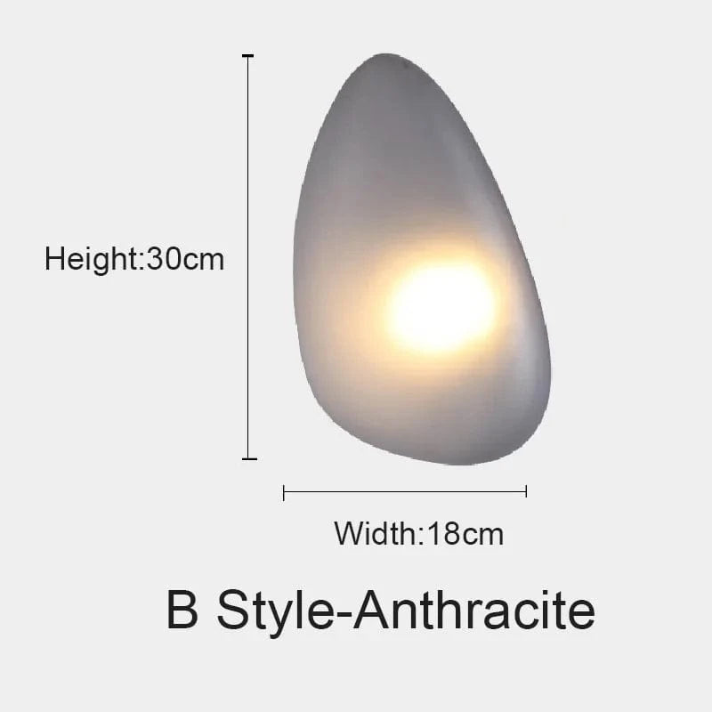 Applique murale LED Chroma Stone | Marco Lucetti B-Anthracite