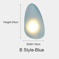 Applique murale LED Chroma Stone | Marco Lucetti B-Bleu