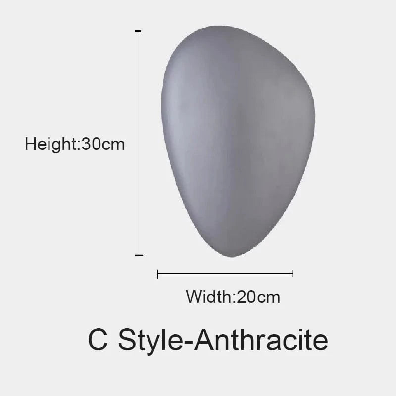 Applique murale LED Chroma Stone | Marco Lucetti C-Anthracite