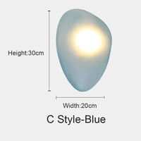 Applique murale LED Chroma Stone | Marco Lucetti C-Bleu