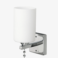 Applique murale LED chromée élégante