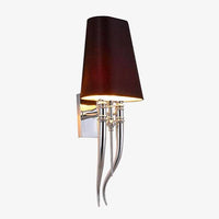 Applique murale LED chromée "Hôtel Luxe"