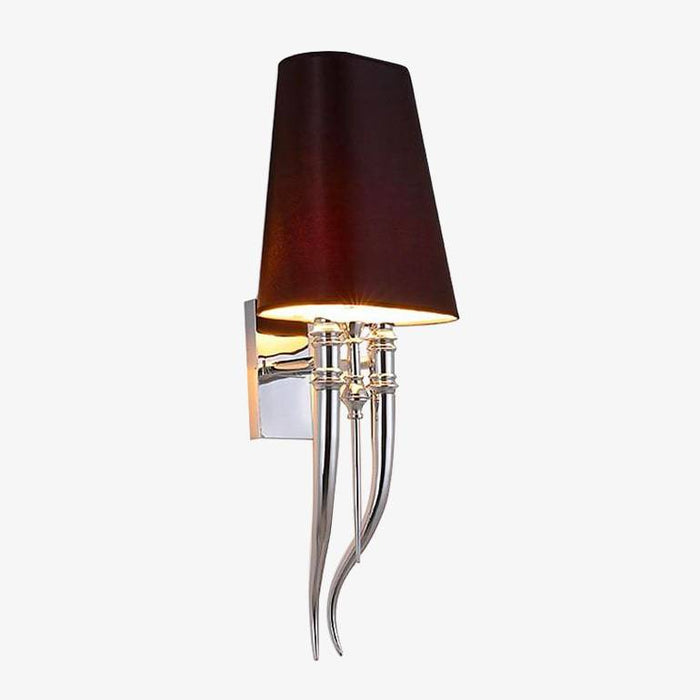 Applique murale LED chromée "Hôtel Luxe"