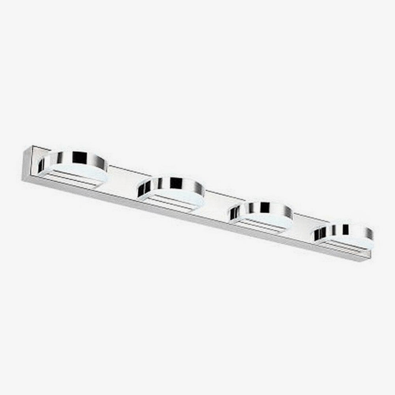 Applique murale LED chromée pour miroir